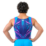 Junior Double Diamond Singlet - Blue/Purple