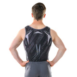 Junior Vader Singlet - Black, Grey & White